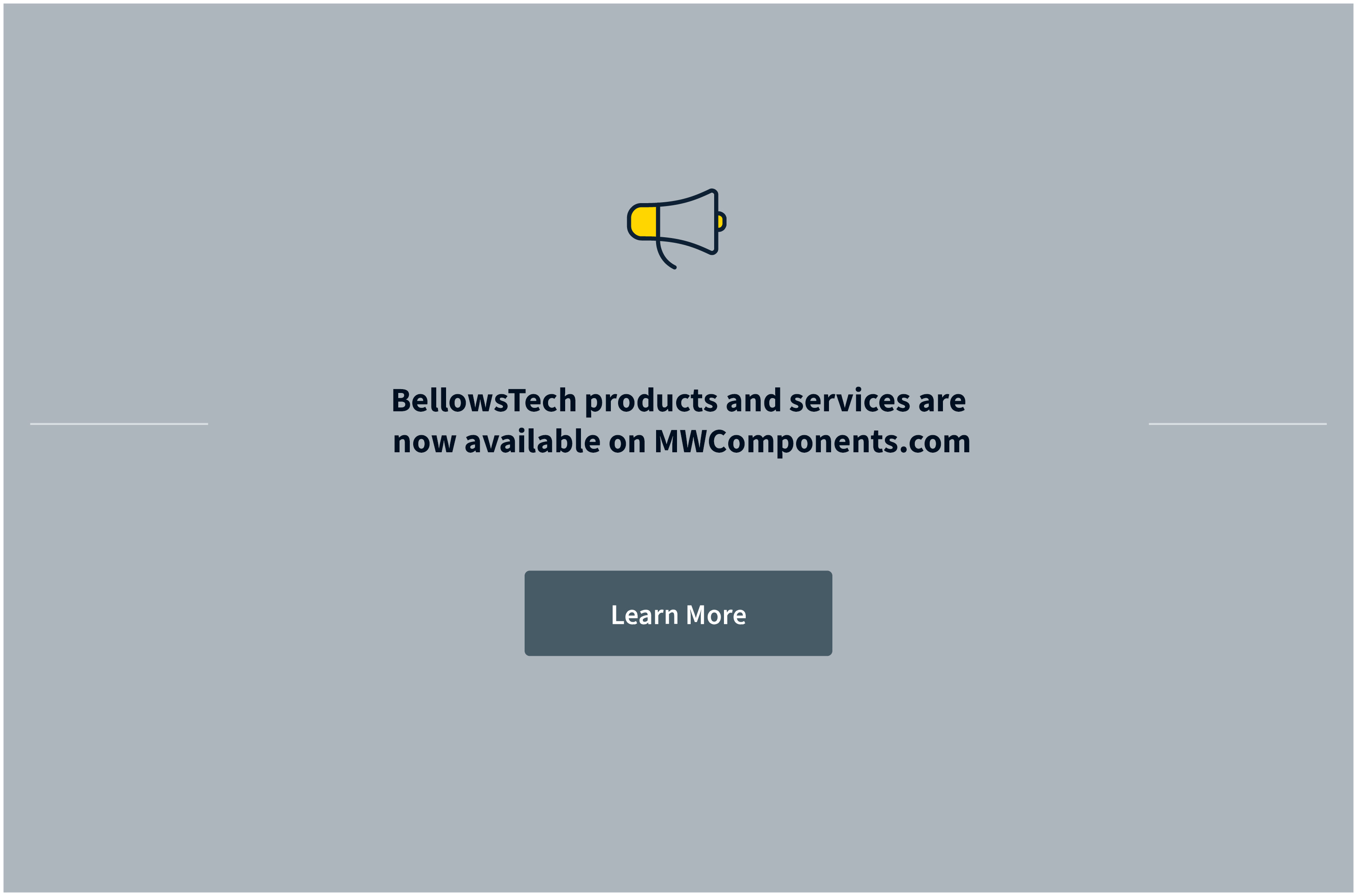 BellowsTech is now a part of MW Components